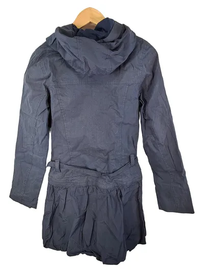Catimini Mädchen Übergangsmantel Kapuze Gr. 162/164 Blau Frankreich