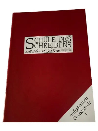 Schule des Schreibens Schulheft Grundschule Schreibübungen Rot 21 cm