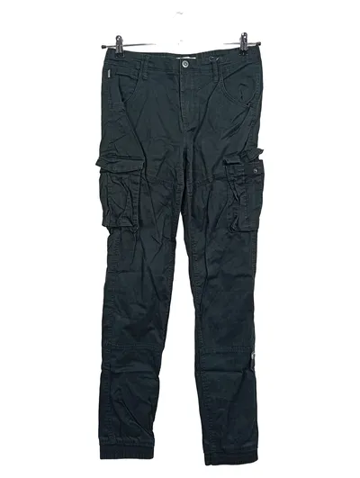 NAME IT Kinder Cargohose Schwarz Gr. 170 Jungen Baumwolle