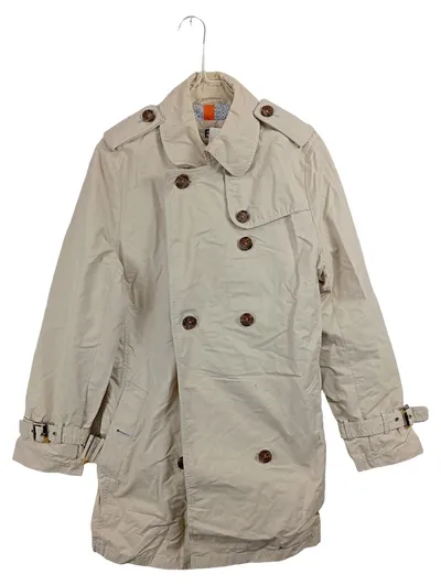 Gil Bret Trenchcoat Damen Gr. 44 Beige Klassisch Baumwolle Mantel
