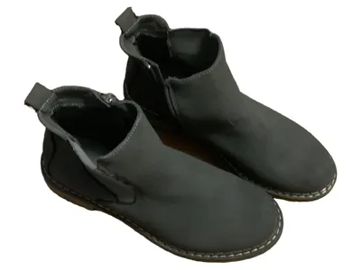 Ambellis Chelsea Boots Damen Stiefelette Grau Gr. 36 Reißverschluss