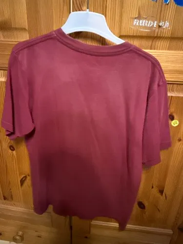 Vans T-Shirt Kinder Gr. 152 Off The Wall Rot Baumwolle Skateboard