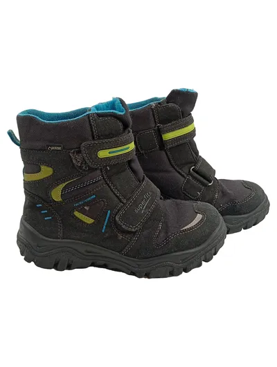 Superfit Husky Winterstiefel Kinder Gr. 34 Grau Gore-Tex Schneestiefel