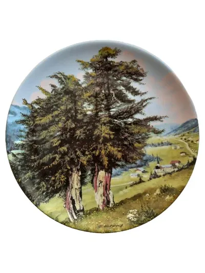 Alt Tirschenreuth Sammelteller Uralte Riesen Eibe Balderschwang Nr. 8561A