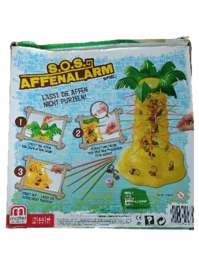 S.O.S. Affenalarm Mattel Games Geschicklichkeitsspiel Kinderspiel ab 5 Jahre