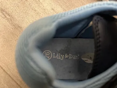 Lily & Dan Kinder Sandalen Jungen Gr. 26 Blau Hai Klettverschluss