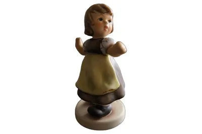 Goebel M.I. Hummel Figur Mädchen Porzellan 10cm Club Membership Year 2007/2008