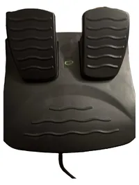 Esperanza High Octane EG103 Pedale Gaming Lenkrad Kabel PC PS3 PS2 Schwarz 1