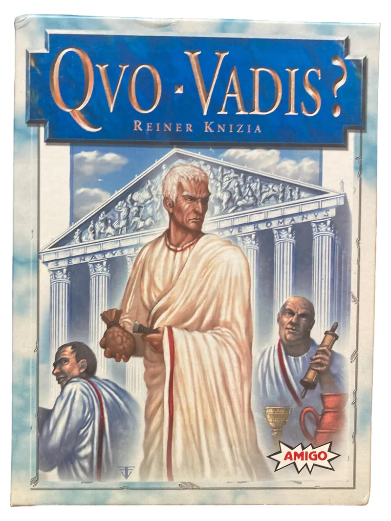 AMIGO Quo Vadis? Brettspiel Antikes Rom Verhandlungsspiel Strategie 1