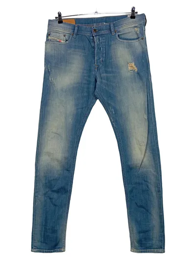 Diesel Herren Destroyed Jeans W34 L34 Blau Used Look Denim Hose