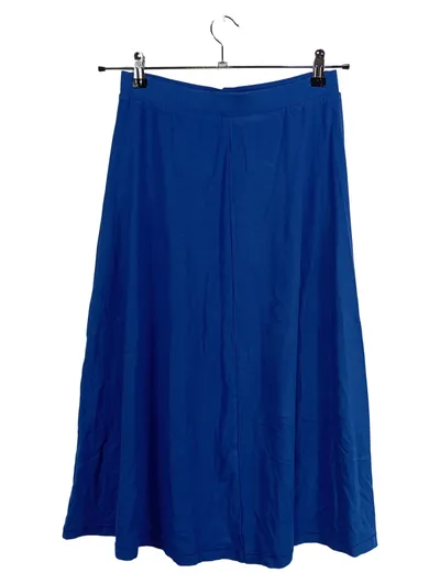 Monki Damen Rock Midirock Blau Gr. S Viskose A-Linie