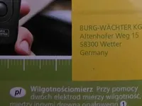 BURG-WÄCHTER DRY PS 7400 Hygrometer Feuchtigkeitsmesser Grau Praktisch 4