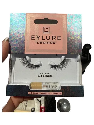 Eylure No. 007 Künstliche Wimpern Glamourös Schwarz Damen