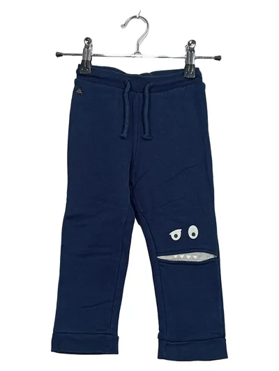 Tom Tailor Jogginghose Kinder Gr. 86 Blau Monster Applikation