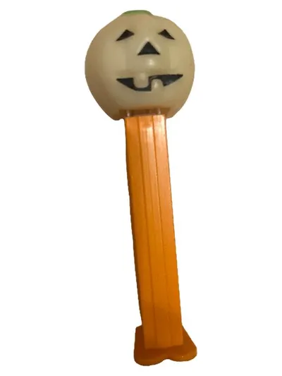PEZ Spender Kürbis Halloween Figur Glow in the Dark Sammlerstück