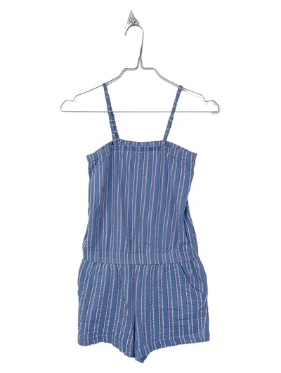 SUMMER TIME Mädchen Jumpsuit Kurzoverall Gr. 146 blau gestreift