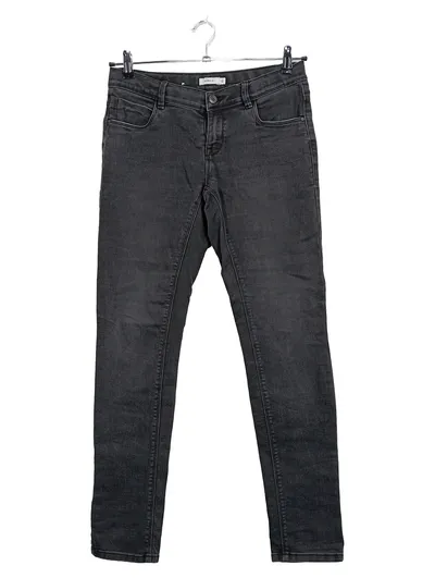 NAME IT Jeans Regular Fit Mädchen Gr. 164 Grau Stretch Hose