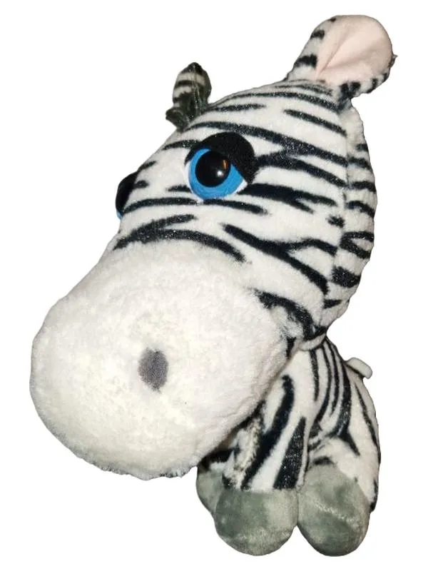 Big Headz Around the World Zebra Kuscheltier große Augen Plüschtier 1
