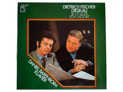 Fischer-Dieskau singt Lieder von Mozart Vinyl LP EMI Daniel Barenboim Klavier