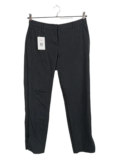 Cambio Stoffhose Damen Gr. 38 Grau Meliert Business Elegant