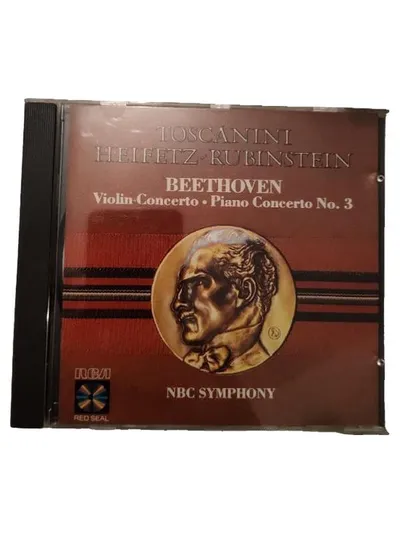RCA Red Seal Beethoven Violinkonzert Klavierkonzert Nr.3 CD Heifetz Rubinstein