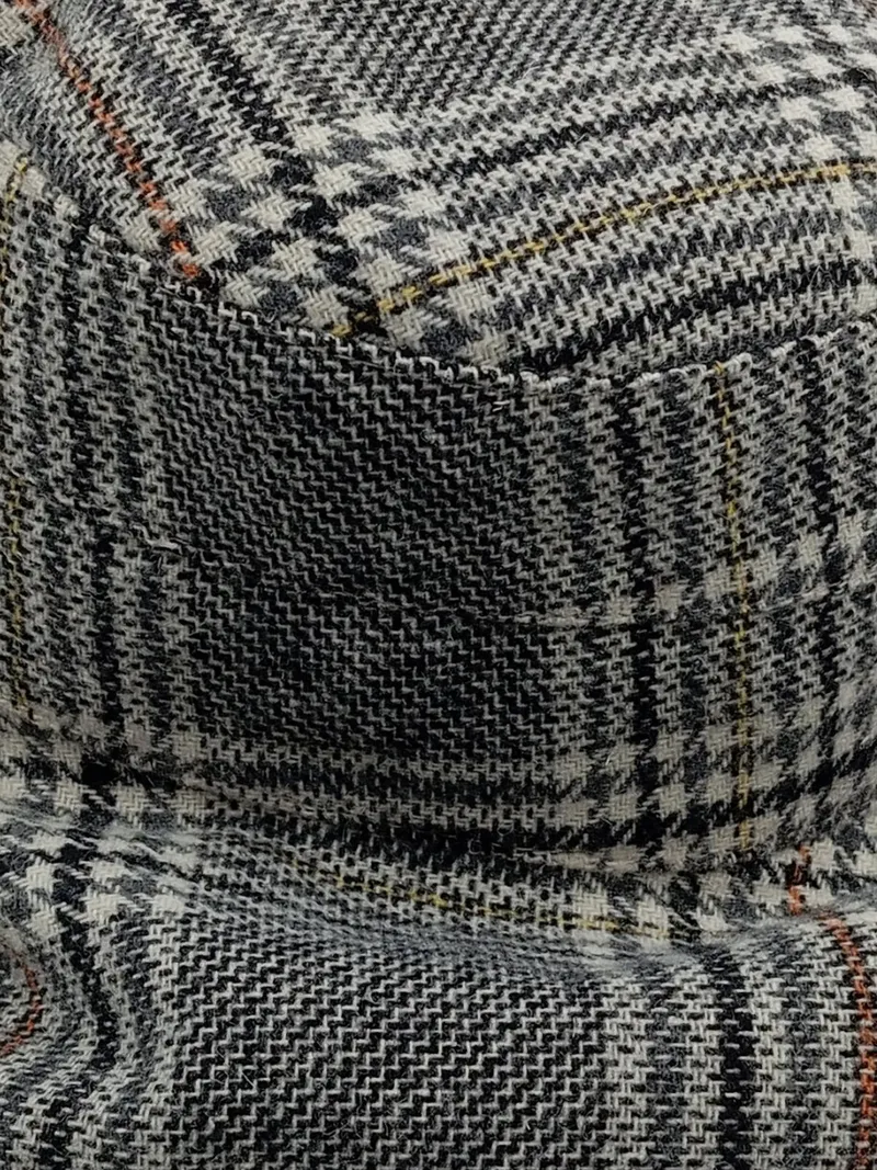 DOROTHEE SCHUMACHER Hut Bucket Hat kariert grau Wolle Damen 3