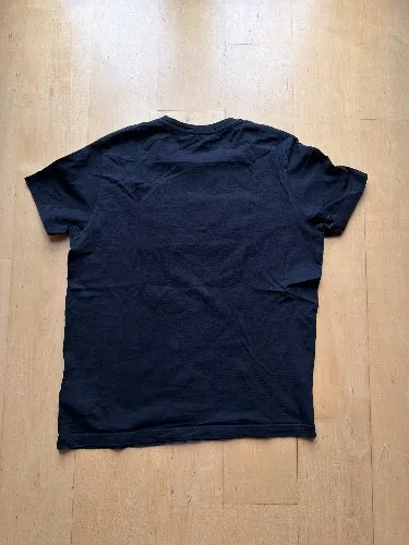 Diesel Herren T-Shirt Schwarz Logo Schriftzug Rot Gr. L Streetwear
