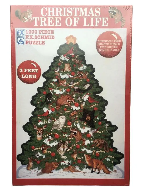 F.X. Schmid Puzzle Christmas Tree of Life 1000 Teile 3 Feet Weihnachtsbaum 1