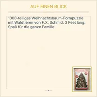 F.X. Schmid Puzzle Christmas Tree of Life 1000 Teile 3 Feet Weihnachtsbaum 3