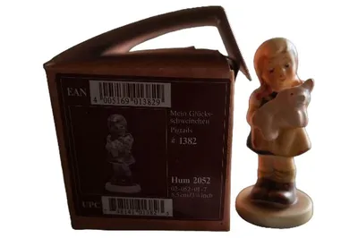 Goebel Mein Glücksschweinchen Porzellan Figur 1382 Beige 9cm OVP Zertifikat