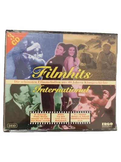ERGO International Filmhits 3 CD Box Filmmelodien 40 Jahre Kino Klassiker