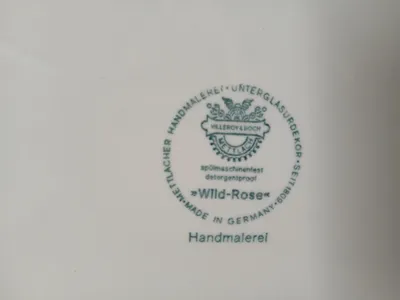 Villeroy & Boch Wild-Rose Servierplatte 33x23 cm Handmalerei Porzellan