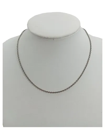 Pandora Halskette Silber 44 cm Ankerkette Damen minimalistisch