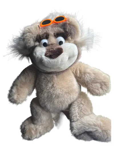 Real Talkin' Bubba Plüsch Affe mit Sonnenbrille Vintage Kuscheltier 41cm