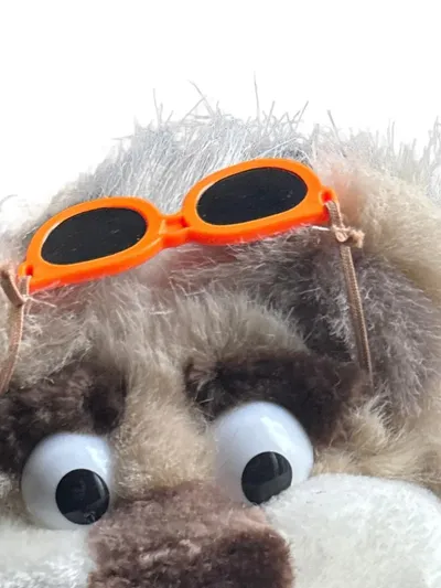 Real Talkin' Bubba Plüsch Affe mit Sonnenbrille Vintage Kuscheltier 41cm