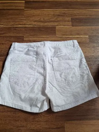 TOM&ROSE Jeans Shorts Damen Weiß Gr. 36 S Stretch Baumwolle Casual