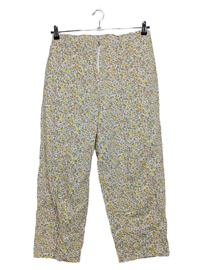 Lollys Laundry Stoffhose Damen L Blumenmuster Baumwolle Gelb Weiß