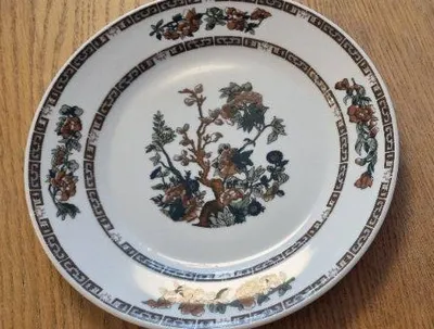 Bauscher Weiden Bavaria Wandteller Indian Tree Blumen Porzellan 24,5 cm