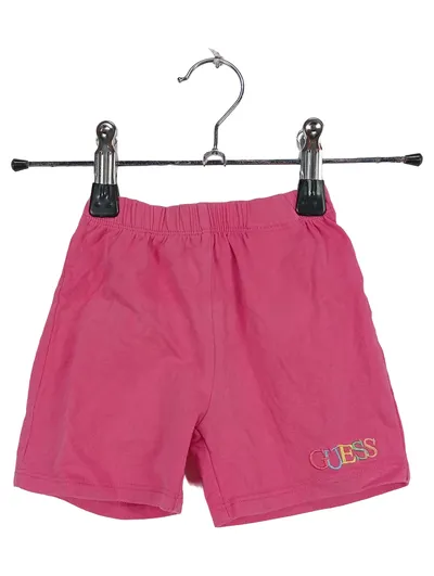 GUESS Kinder Shorts Pink Organic Cotton Gr. 80 12 Monate Logo