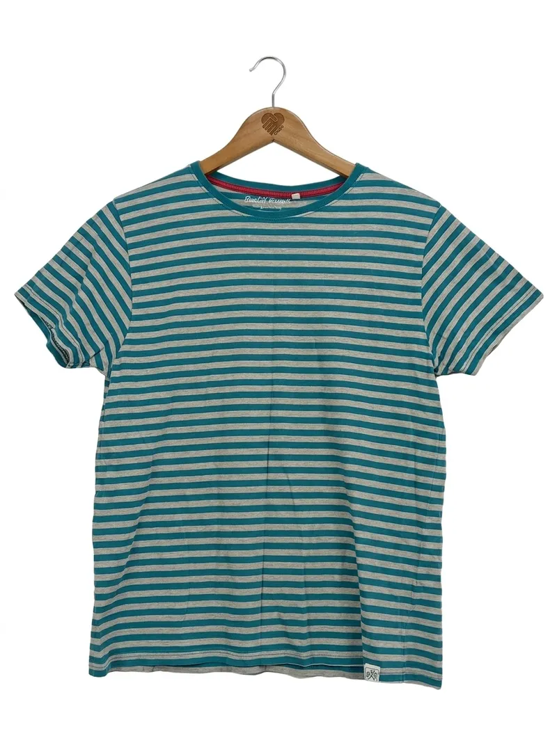 Band of Rascals Kinder T-Shirt Gr. 164 Petrol Gestreift Bio-Baumwolle 1