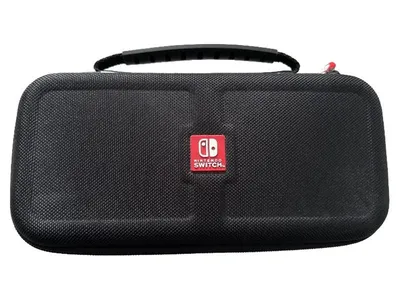 Nintendo Switch Controller Schutzhülle Hardcase Tasche Schwarz Eckig
