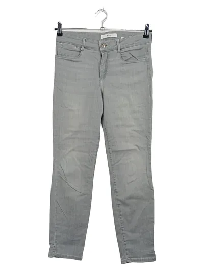 BRAX Feel Good Damen Jeans Regular Fit Grau Gr. 36 W28 Stretch
