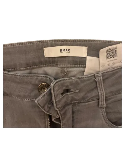 BRAX Feel Good Damen Jeans Regular Fit Grau Gr. 36 W28 Stretch