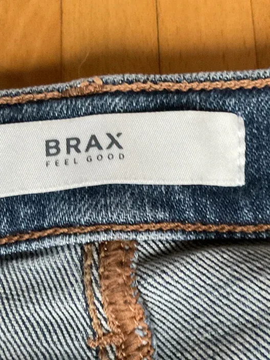 BRAX Damen Jeans Regular Fit Blau W26 L27 Stretch Baumwolle 4