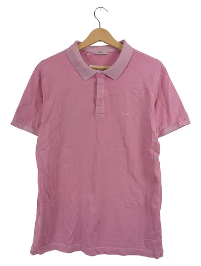 LTB Herren Poloshirt Rosa Gr. S Kurzarm Baumwolle Casual