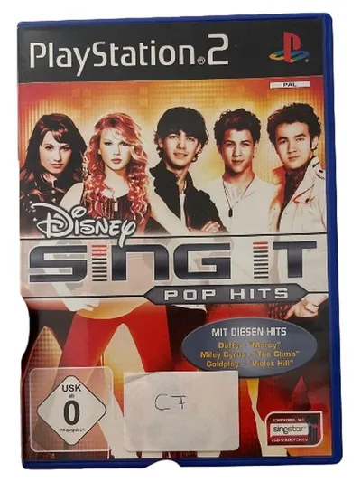 Disney Sing It Pop Hits PlayStation 2 PS2 Karaoke Singstar kompatibel