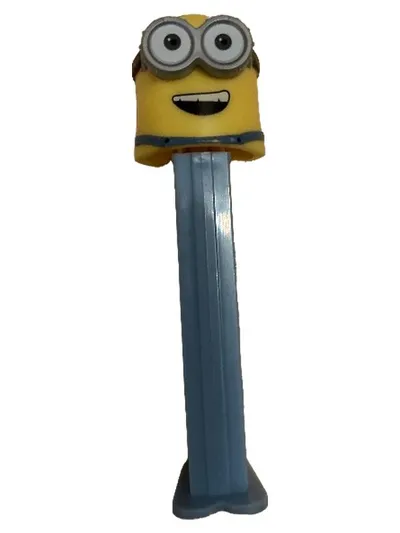 PEZ Spender Minion Charakter Sammlerstück Gelb Blau 11cm