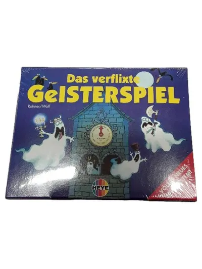 Heye Das verflixte Geisterspiel Brettspiel Rohner Wolf Kinderspiel