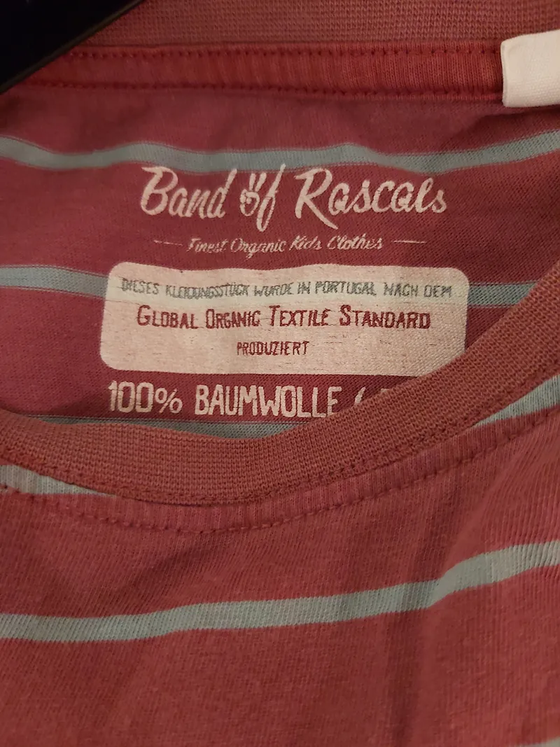 Band of Rascals Kinder T-Shirt Gr. 164 gestreift Rosa Baumwolle Casual Freizeit 3