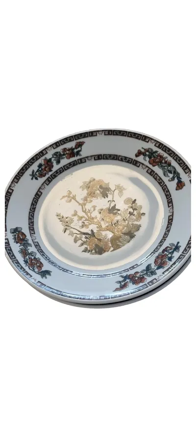 Bauscher Weiden Essteller Blumenmuster Porzellan Mehrfarbig 24.5 cm